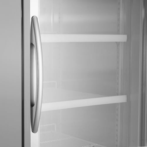Commercial Display Refrigerator Glass Door Stainless Steel