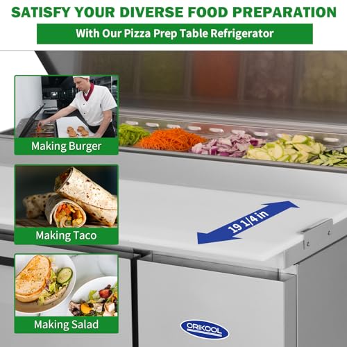 Commercial Refrigerators Pizza Sandwich&Salad Prep Table
