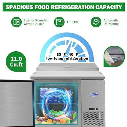 Commercial Refrigerators Pizza Sandwich&Salad Prep Table