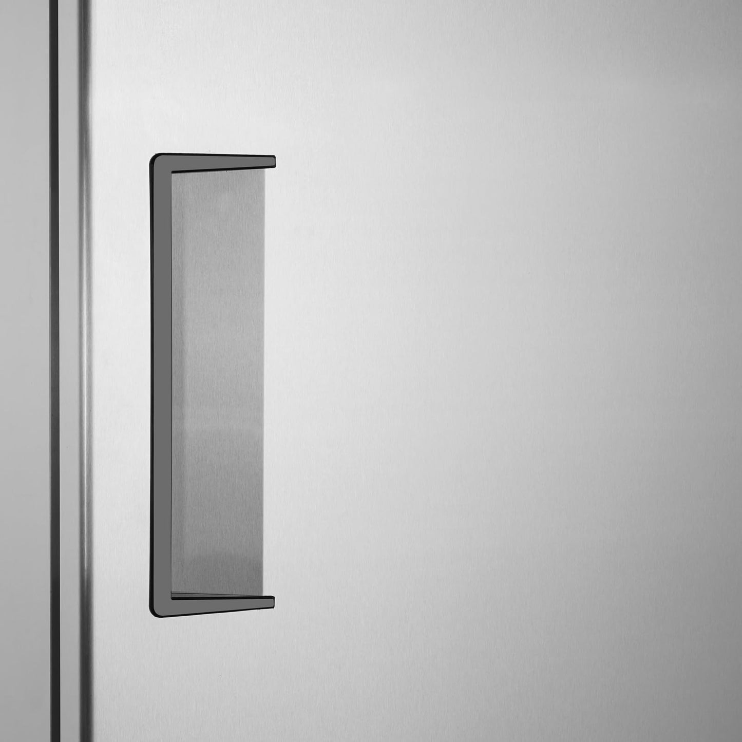 Camellia River 27" W Commercial Refrigerator Single Solid Door Stainless Steel Interior and Exterior Construction Reach-in Refrigerator 18.68 Cu.ft Upright Fan Cooling for Restaurants