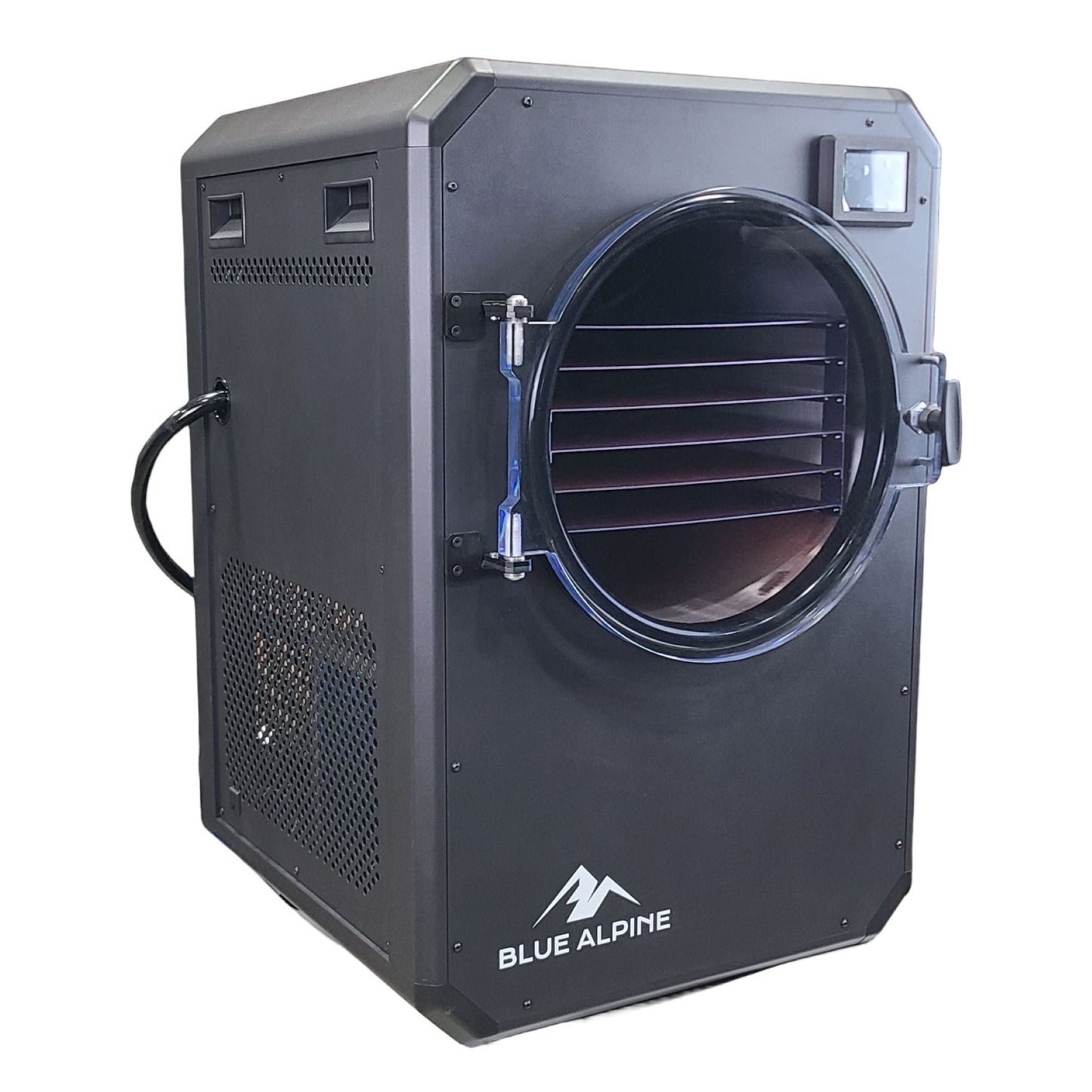 Camellia River Large Freeze Dryer Machine - 25 lbs Capacity, 5 Stainless Steel Trays 13x18, Premium Vacuum Pump, Fast 12-20 Hour Cycles, Includes Mylar Bags & Sealer for Home Food Preservation